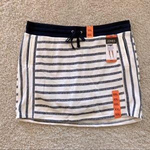 Jones New York Striped Skort